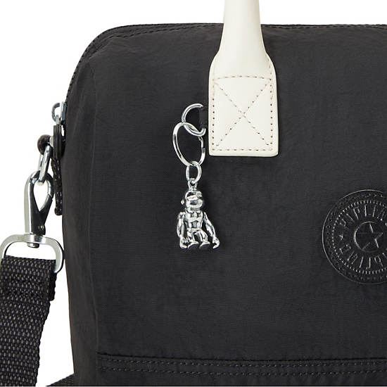 Abia Crossbody Bag, Smooth Silver Metallic, large Abia Crossbody Bag, Smooth Silver Metallic, large
