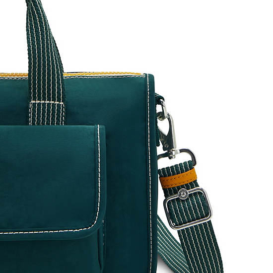 Bryana Shoulder Bag, Bold Emerald, large