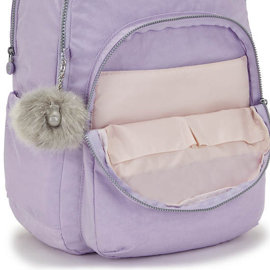 Seoul Extra Large 17" Laptop Backpack, Bridal Lavender, large