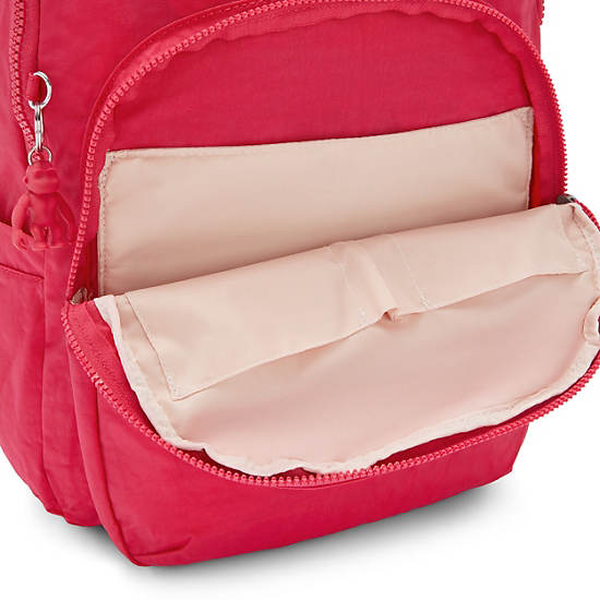 Seoul Extra Large 17" Laptop Backpack, Wistful Pink Metallic, large