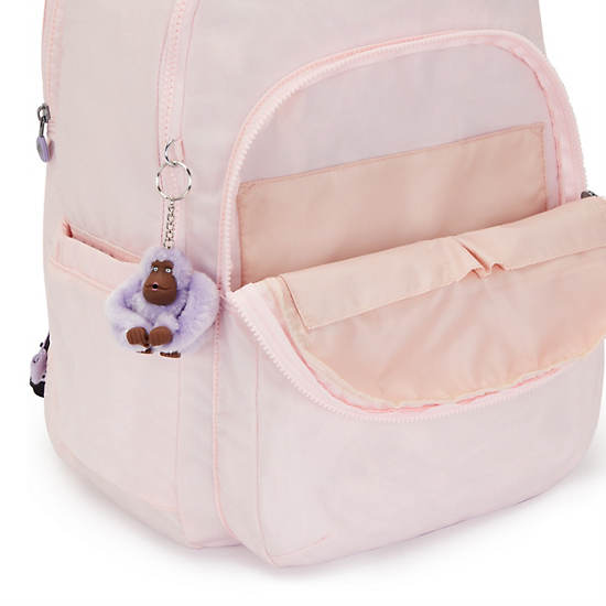 Seoul Extra Large 17" Laptop Backpack, Fairy Pink, large
