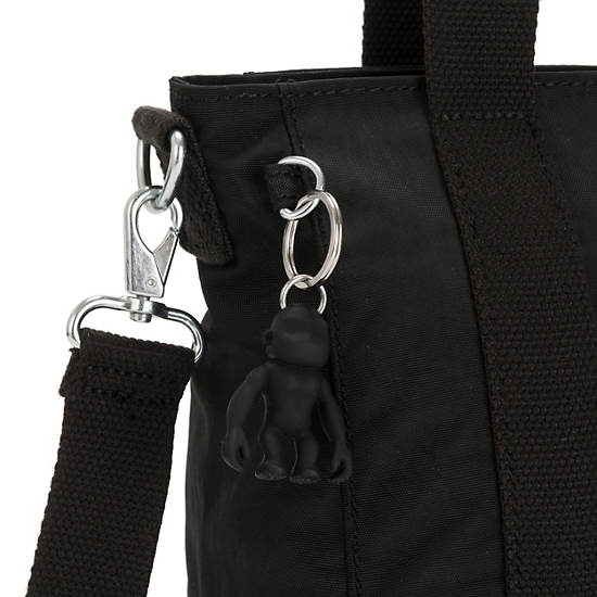 Asseni Mini Tote Bag, Black Noir, large