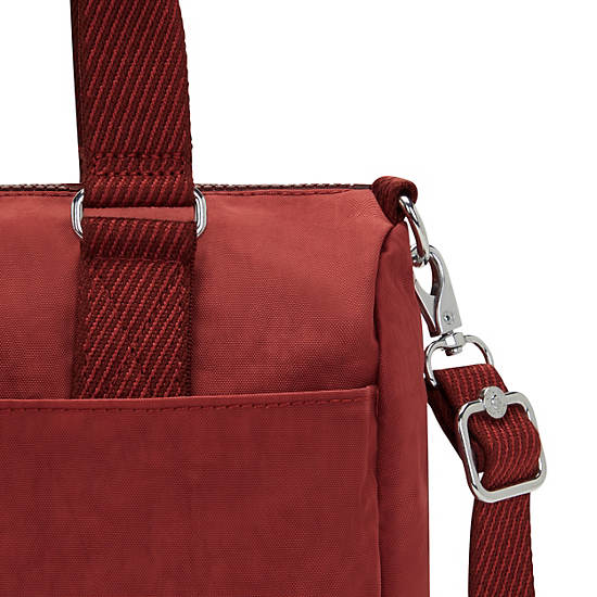 Folki Medium Handbag, Dusty Carmine, large