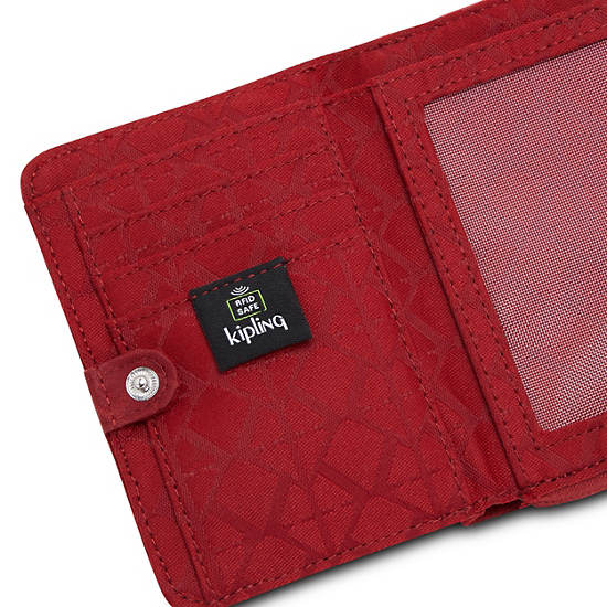 Money Love Small Wallet, Signature Red, large