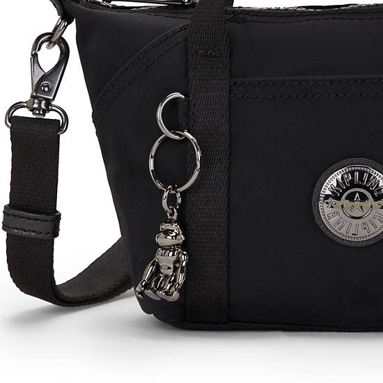 Art Compact Crossbody Bag, Endless Black, large