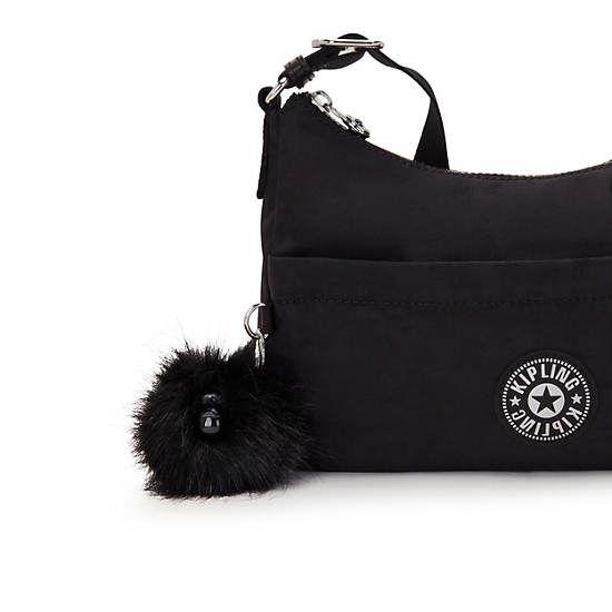 Larysa Shoulder Bag, Black GG, large Larysa Shoulder Bag, Black GG, large