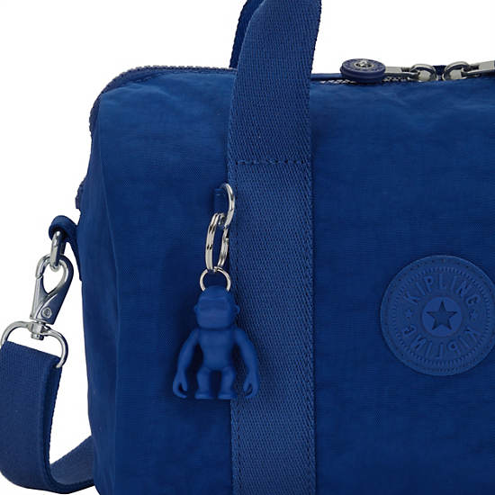 Bina Medium Shoulder Bag, Deep Sky Blue, large