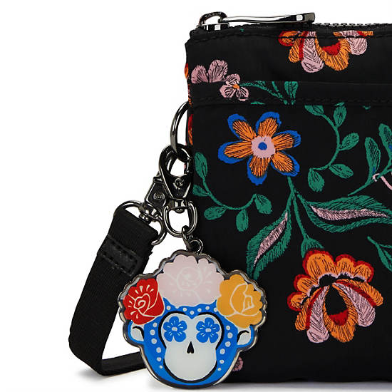 Frida Kahlo Riri Crossbody Bag, FK Floral, large