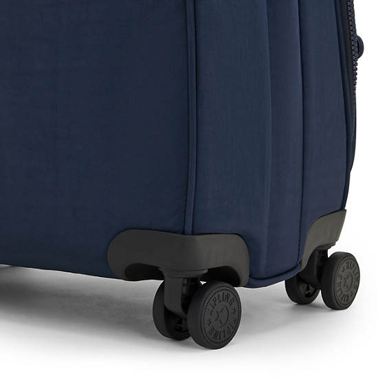 Youri Spin Medium 4 Wheeled Rolling Luggage, Blue Bleu 2, large