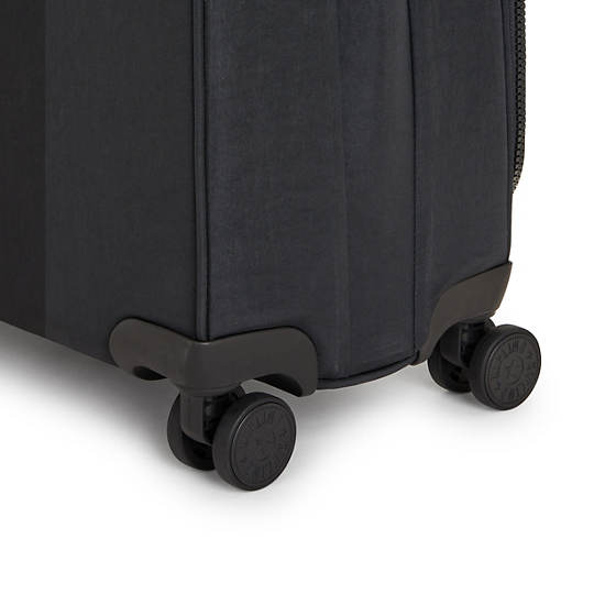Youri Spin Medium 4 Wheeled Rolling Luggage, Black Noir, large