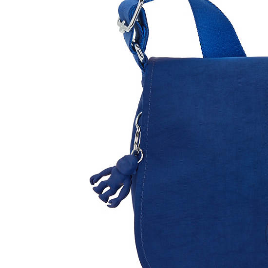 Loreen Medium Crossbody Bag, Deep Sky Blue, large