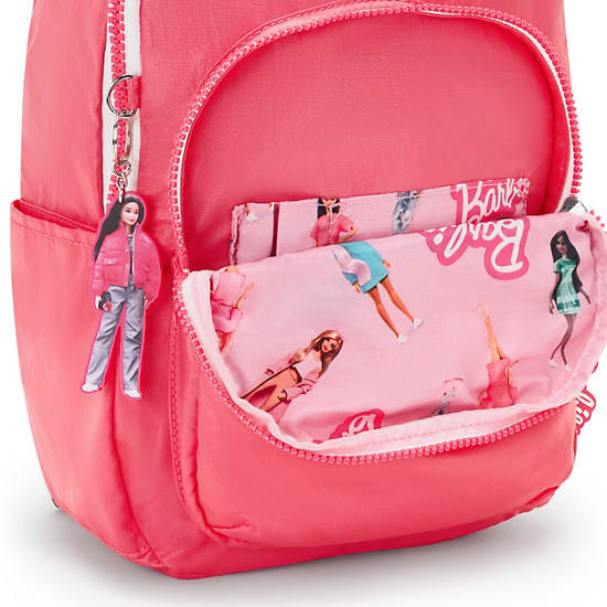 Seoul Small Barbie Tablet Backpack, Lively Pink, large