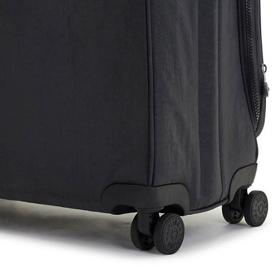 Youri Spin Large 4 Wheeled Rolling Luggage, Black Noir, large