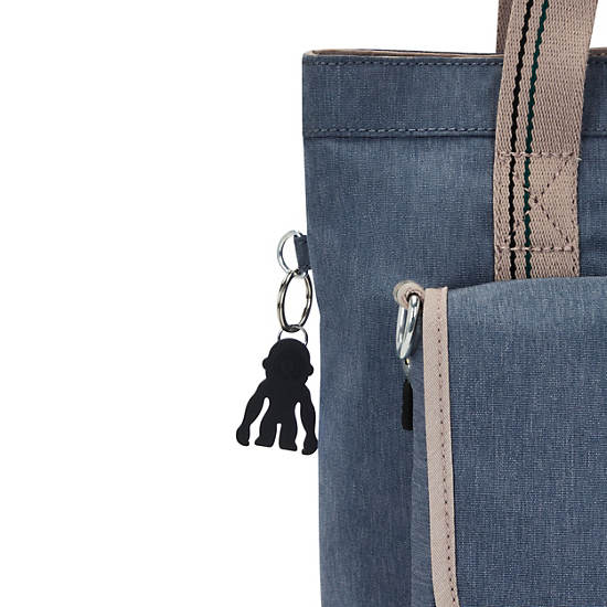 Vatche 2-in-1 Tote Bag, Perri Blue Woven, large Vatche 2-in-1 Tote Bag, Perri Blue Woven, large