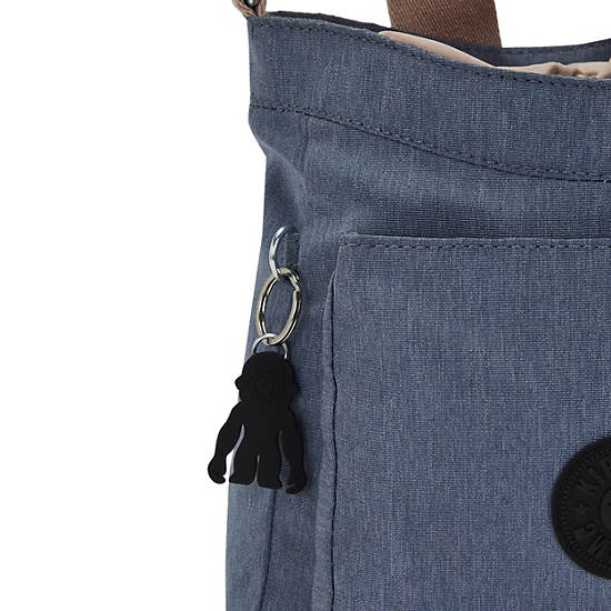 Fifer Crossbody Bag, Perri Blue Woven, large Fifer Crossbody Bag, Perri Blue Woven, large