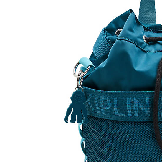 Hellen Drawstring Backpack, Rebel Navy Sport, large