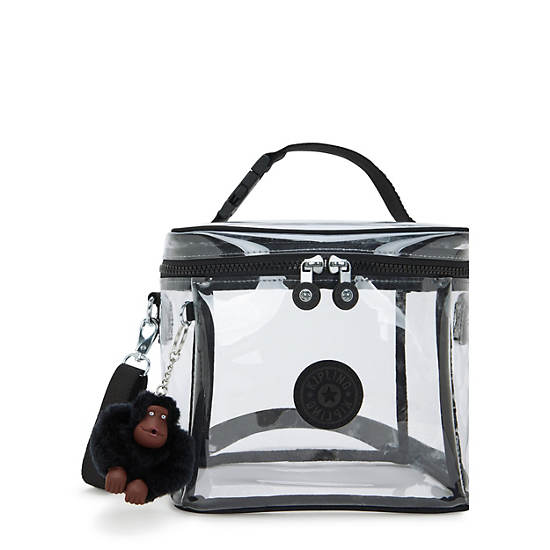 Graham Clear Lunch Bag, Jet Black Fun, large Graham Clear Lunch Bag, Jet Black Fun, large