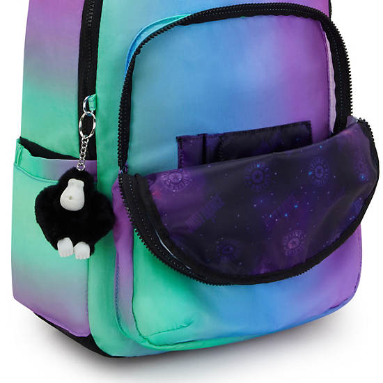 Just Dance Seoul Large 15" Laptop Backpack, Gradient Dance, large