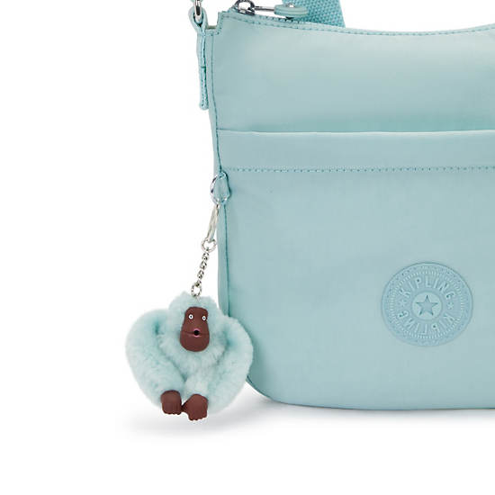 Libbie Crossbody Bag, Signature Green Embossed, large