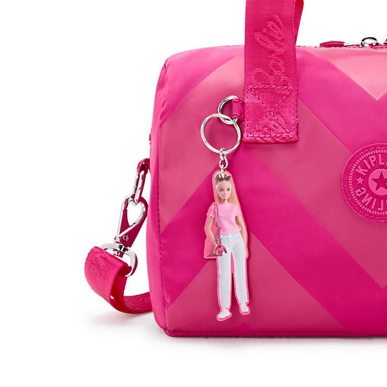 Bina Medium Barbie Shoulder Bag, Power Pink, large