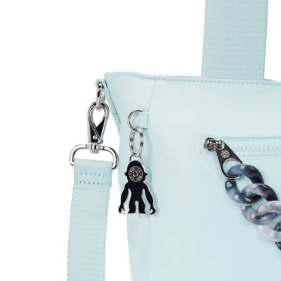 Neary Tortoise Chain Crossbody Bag, Allure Teal Chain, large