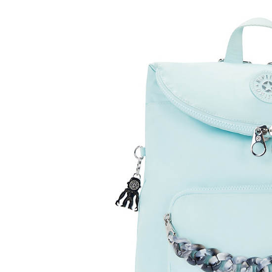 Jodes Tortoise Chain Backpack, Allure Teal Chain, large