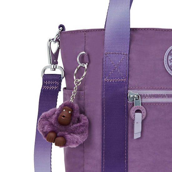 Jayla Small Tote Bag, Purple Passion Ombre, large
