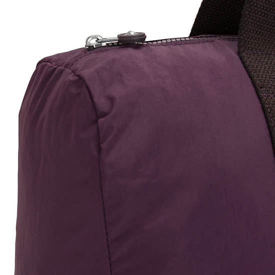 Honest Foldable Duffle Bag, Dark Plum, large