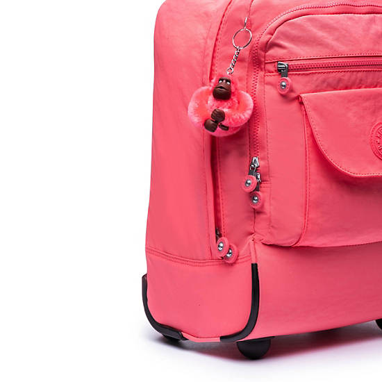 Sanaa Large Rolling Backpack, Grapefruit Tonal Zipper, large