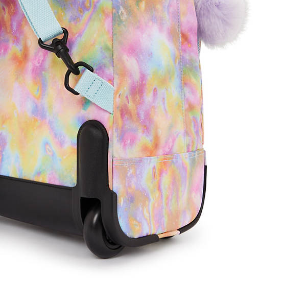 Sanaa Printed Large Rolling Backpack, Bubble Slick, large