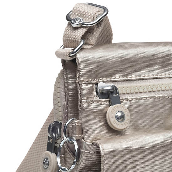 Eldorado Metallic Crossbody Bag, Shimmering Spots, large