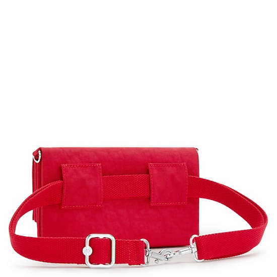 Lynne Convertible Crossbody Bag, Red Rouge, large