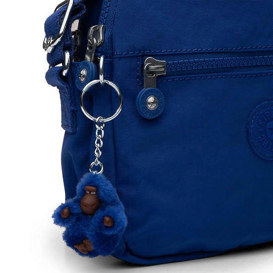 Keefe Crossbody Bag, Perri Blue Woven, large