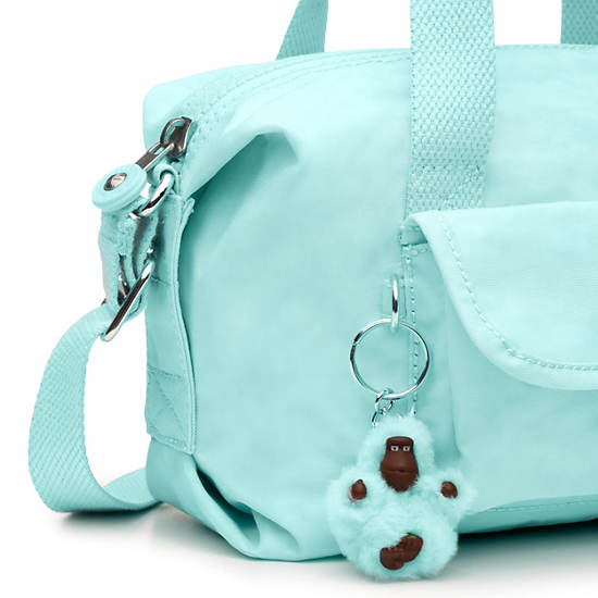 Brynne Handbag, Fresh Teal Tonal Zipper, large