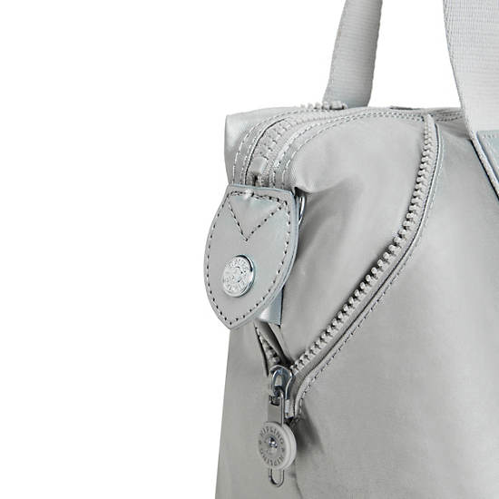 Art Mini Metallic Shoulder Bag, Bright Metallic, large