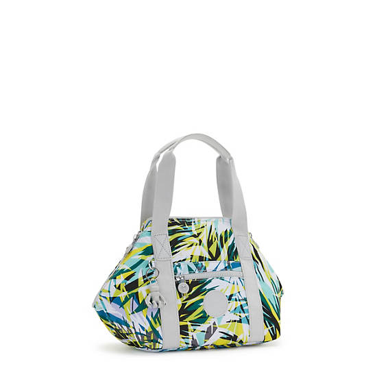 Art Mini Printed Shoulder Bag, Bright Palm, large