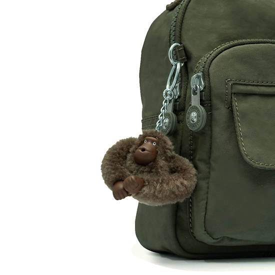 Alber 3-in-1 Convertible Mini Bag Backpack, Jaded Green Tonal Zipper, large