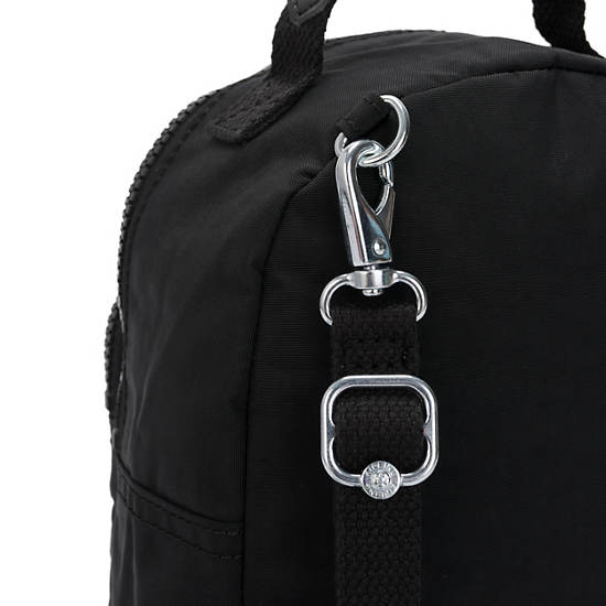 Alber 3-in-1 Convertible Mini Bag Backpack, Black Noir, large