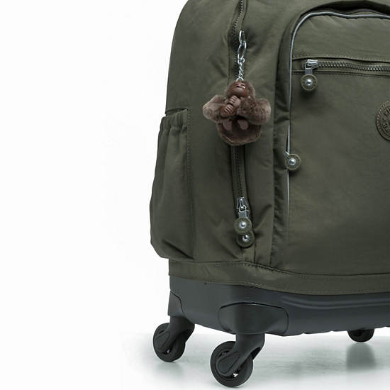 Echo II Rolling 13" Laptop Backpack, Jaded Green Tonal Zipper, large