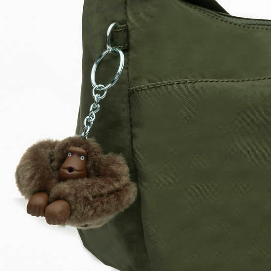 Adley Crossbody Bag, Jaded Green Tonal Zipper, large