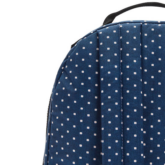 Curtis Extra Large Printed 17" Laptop Backpack, Perri Blue Woven, large