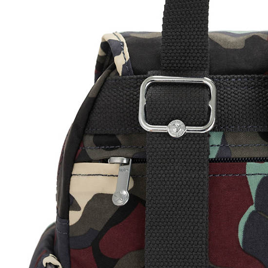 City Pack Mini Printed Backpack, Camo, large