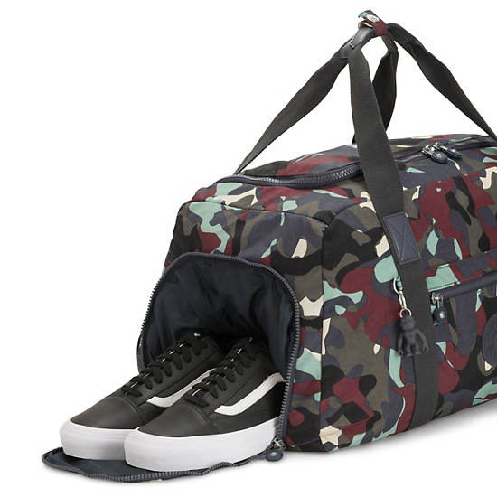 Palermo Printed Convertible Duffle, Camo, large