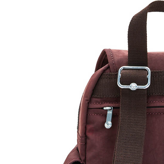 City Pack Mini Backpack, Mahogany, large