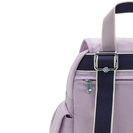 City Pack Mini Backpack, Gentle Lilac Block, large