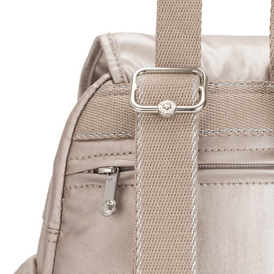 City Pack Metallic Mini Backpack, Metallic Glow, large