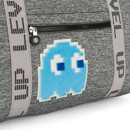 Pac-Man Art Medium Tote Bag, Black, large