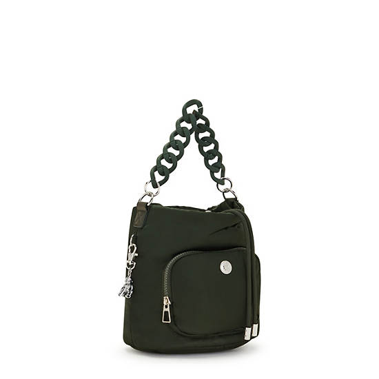 Victoria Tang Kyla Shoulder Bag, VT Dark Emerald, large