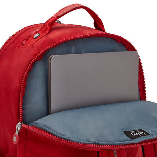 Seoul Extra Large 17" Laptop Backpack, Cherry Tonal, large