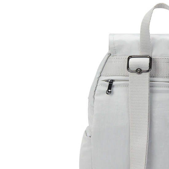 City Zip Small Backpack, Silver Night, large